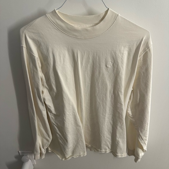 NWOT Saturdays NYC Long Sleeve Tee in Cream, size: L - Picture 1 of 4